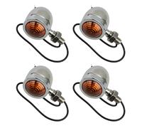 4X Indicatori direzione moto Mini Bullet Lampeggiante Ambra Indicatore luminoso
