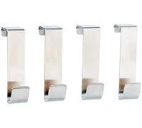4x Infactory Universal Gancio Acciaio Inox IN Appendiabiti Asciugamano Supporto