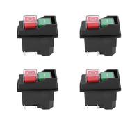 4X Interruttori un Pulsante Elettromagnetici Impermeabili 5 Pin KJD17 Inter5862