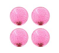 4X Joystick In Cristallo con Sfera, Maniglia Superiore, Bilanciere M6, Testa A Vite, Joystick per Giochi Arcade, Parti di Ricambio DIY Facili da