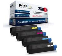 4x Jumbo Cartuccia Toner Per MB 7012 OKI C 3100 Laser Cartridge Office Plus