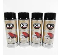 4X K2 Vernice Per Pinze Freno Nera L346CA 400Ml Spray Vernice Bomboletta Freno