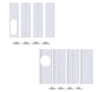 4x Kit portatile for sigillare la finestra di uscita dell'asciugatrice dell'aria condizionata parte di ricambio(Width 10cm)