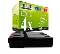 4x Kraft Office Supplies cartuccia del toner compatibile per Epson Aculaser C 2900 DN N sostituisce tutti i colori S050627 - S050630