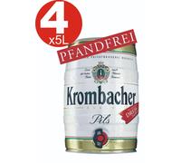 4X KROMBACHER PILS Fusto Da Festa 5 Litri 4,8% Vol.