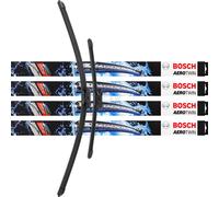 4x Lama Tergicristallo 3397007466 650mm/380mm Aerotwin Set BOSCH AM466S