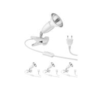 4x lampada a morsetto LIK bianco opaco 1x E27 max. 60W