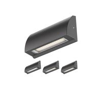 4x Lampada da parete LED / luce per scale SEGIN per esterni IP54 downlight