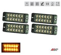 4x Lampada Lampeggiante LED Ambra 9W E9 R65 Per Barre Bull Bar SUV