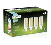 4x Lampadina LED G9 Capsula 12W = 100W 1152lm 6500K Fredda 360° LUMILED