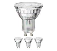 4x lampadina LED GU10 PAR16 bianco (4000 K) 5,3 W 504lm 44° Specchio