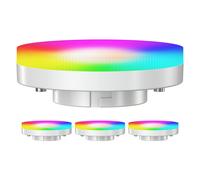 4x lampadine GX53 LED RGB bianco caldo - bianco freddo (2900 - 6100 K) 6,6 W [EEK: F]