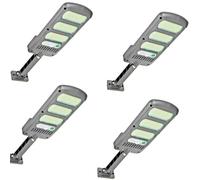 4X lampione stradale pannello solare fotovoltaico sensore di movimento 213 LED
