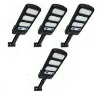 4X lampione stradale pannello solare fotovoltaico sensore di movimento 213 LED