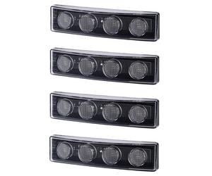 4x LED Luce Indicatore Parasole Anteriore Bianca OEM 1910437 per Scania P/R/G