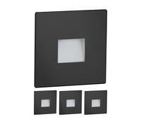 4x LED luce per scale/apparecchio da incasso a parete FOW per interni ed esterni