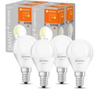 4x Ledvance Smart+ Goccia LED 4,9W E14 470lm WiFi Dimmer Luce Calda