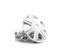 4x LEOPLAST Copricerchi 16" Serie / Kit argento