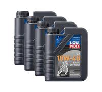 4x LIQUI MOLY 3059 Olio Moto 4T Offroad 10W-40 1L