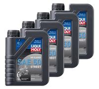 4X LIQUI MOLY 4T Moto Olio Motore SAE-50 HD-CLASSIC Street Minerale 1L