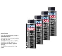 4X Liqui Moly Flush Motore Per Moto Pulitore 250 Ml