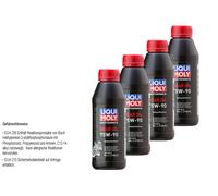4X Liqui Moly Olio Per Cambio Moto 75W-90 500Ml