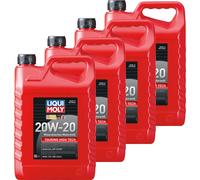4x LIQUI MOLY Touring High-Tech 20W20 olio motore Man 270 MB 228.0 Acea E2 Api