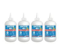 4x Loctite 401 500gr Adesivo Istantaneo Universale Legno Carta Cuoio Ferro_