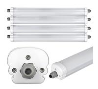 4x Luce da Vasca Apparecchio Stagno LED Luce Cantina 120 CM Garagenleuchte IP65 [EEK: Non valutato]