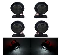 4x Luce di Contorno Vetro Fumè LED Luce di Posizione 12V Specchio Retrovisore...