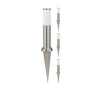 4x luce di percorso / bitta PORU per esterni IP44 39 cm acciaio inox 1x E27 max.