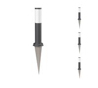 4x luce di percorso / bitta PORU per esterni IP44 39 cm antracite 1x E27 max.