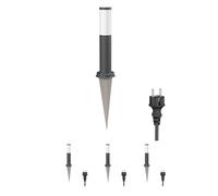 4x luce di percorso / bitta PORU per esterni IP44 39 cm antracite 1x E27 max.