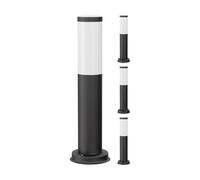 4x luce di percorso / bitta PORU per esterni IP44 39 cm nero 1x E27 max. 40W