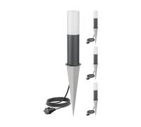 4x Luce di percorso GROPO / bitta per esterni IP44 41 cm antracite 1x E27 max.