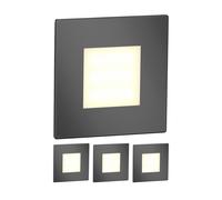 4x Luce LED per scale/apparecchio da incasso FEX per interni ed esterni angolare
