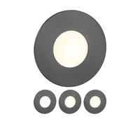 4x Luce LED per scale/apparecchio da incasso FEX per interni ed esterni rotondo [EEK: F]