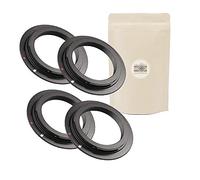 4x M42 EOS - Anello adattatore per obiettivo M42 verso corpo macchina Canon EOS EF EFS - 100% in metallo - Messa a fuoco infinito conservata - Adaptout marca francese