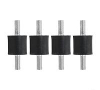 4X M5 Rubber Buffer Vibration Damper Silent Block Steel(M5) | M5 thread, steel core, reduces engine noise, protects human body, per ideal for air compressors