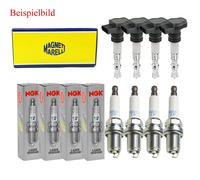 4x Magneti Marelli Bobina + 4x Iridio Laser Candela NGK per Toyota Yaris