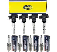 4x Magneti Marelli Bobina + Beru Candela per Suzuki Swift II
