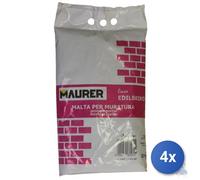 4x MALTA PER MURATURA MAURER EDILBRIKO SACCO KG 5