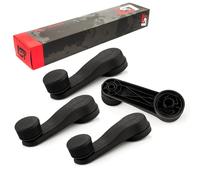 4X Maniglia Di Crank Manuale Per Finestra Nera SKODA Fabia I II Octavia 1U 1Z