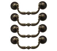 4X Maniglia Porta Armadio / Cassetto Ottone Antico 100 Millimetri