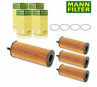 4X Mann Filter Hu 8001X Filtro Olio Per VW Touareg 7L6 Audi A4 8K2 A6