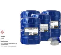 4X MANNOL 20 L Pulitore Per Motore Senza Solventi Detergente Liquido Per Motore