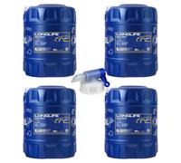 4x MANNOL 20 Litri 7715 Longlife 504/507 Olio Motore API SN ACEA C3