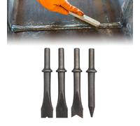 4x Martelli pneumatici Scalpelli Set Rivettatrice pneumatica compatta e