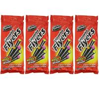4x Maxilin Liquorice Flyers - Tubetti Con Cristalli Assortiti 75g