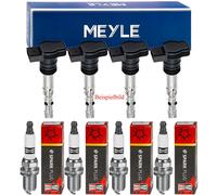 4x Meyle Bobina Accensione + Candela Champion Spark per Suzuki SX4 S-CROSS Jy